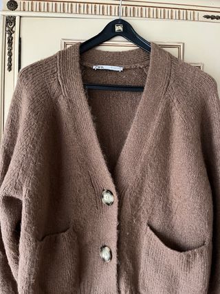 Chaqueta Zara camel talla única