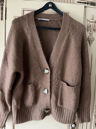 Chaqueta Zara camel talla única