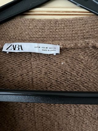 Chaqueta Zara camel talla única