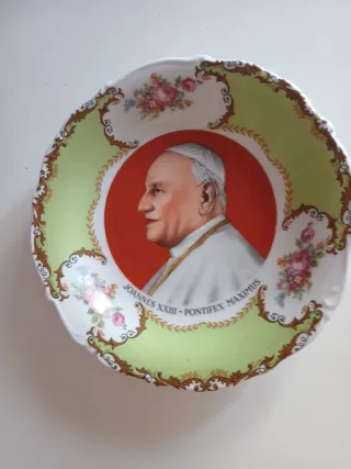 Piatto Winterling cm 28 Joannes XXIII porcellana