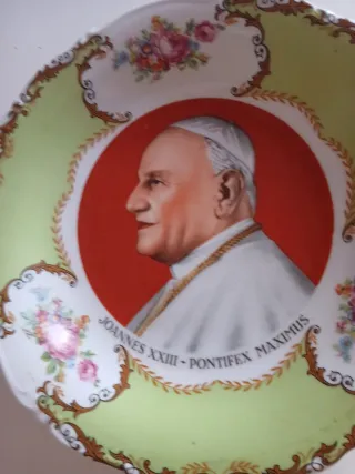 Piatto Winterling cm 28 Joannes XXIII porcellana