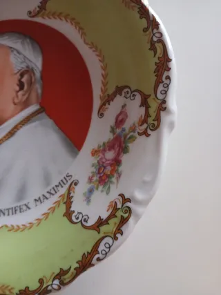 Piatto Winterling cm 28 Joannes XXIII porcellana