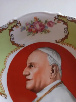 Piatto Winterling cm 28 Joannes XXIII porcellana