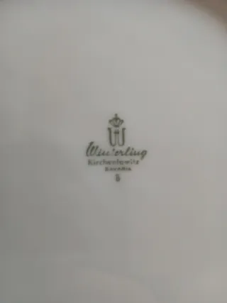 Piatto Winterling cm 28 Joannes XXIII porcellana