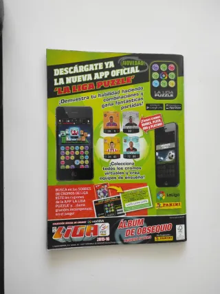 Álbum vacío plancha liga 15 16 2015 2016 este pani