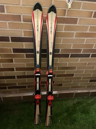 Esquís Elan 128 Team Carve + bastones estensibles