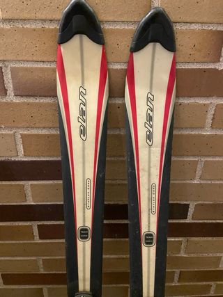 Esquís Elan 128 Team Carve + bastones estensibles