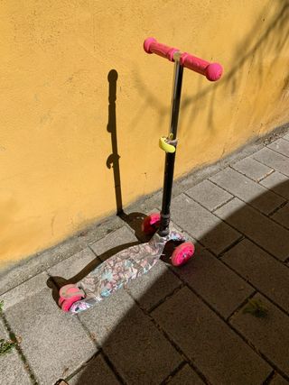 Patinete infantil 3 ruedas rosa