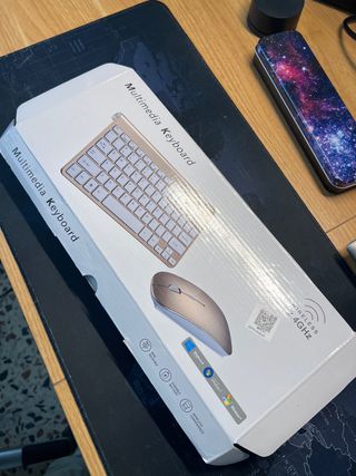 Teclado y Ratón Multimedia Inalámbrico