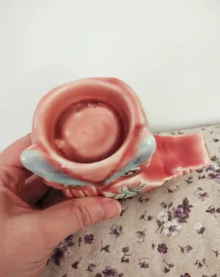 Portacandele gufetto in ceramica