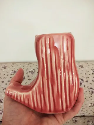 Portacandele gufetto in ceramica