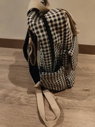 Bolso Mochila Walking Mum Cuadros