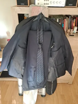 Chaqué Giorgio Vestone Talla 54 Negro