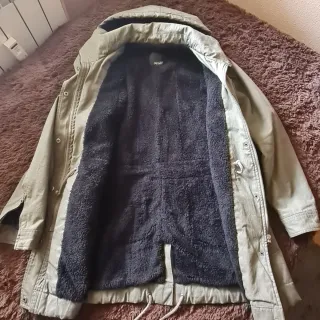 Abrigo verde militar caqui