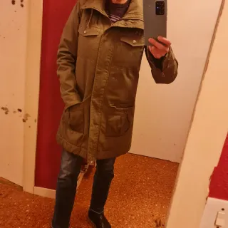 Abrigo verde militar caqui