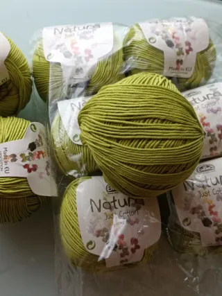 9 gomitoli DMC Natura Just Cotton Bamboo