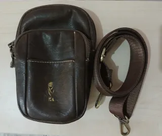 Bolso riñonera de cuero Dakar