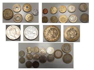 Gran lote monedas internacionales – Vintage