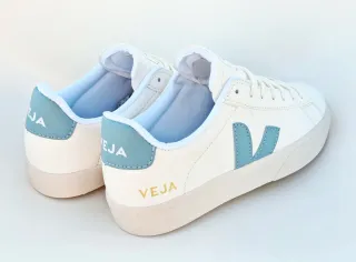 Zapatillas Veja Blancas y Azul Talla 38