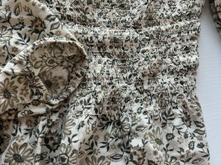 Blusa Mango floral smock