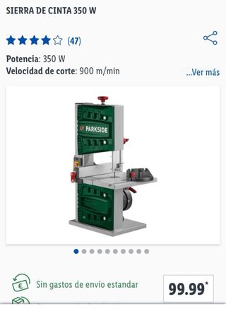 Sierra de cinta Parkside PBS 350 C3