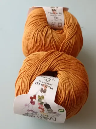 Lotto di 8 gomitoli da 50 g Splendido colore zucc