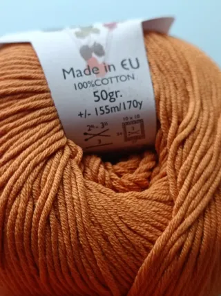 Lotto di 8 gomitoli da 50 g Splendido colore zucc