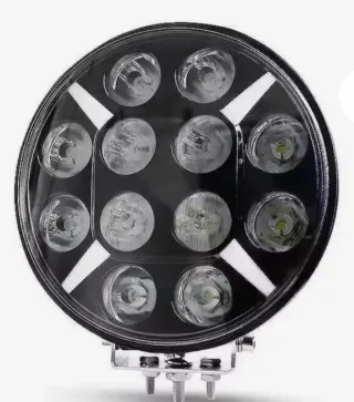 4 Focos LED Largo Alcance y posicion 9 pulgadas