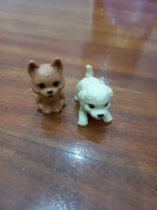 Lote 4 Perritos Juguete barbie
