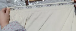 Falda beige midi talla única