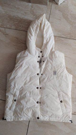 Gilet Refrigue donna bianco piuma d'oca