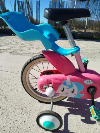 Bicicleta infantil unicornio 14 pulgadas