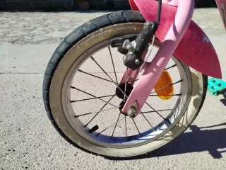 Bicicleta infantil unicornio 14 pulgadas