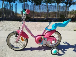Bicicleta infantil unicornio 14 pulgadas