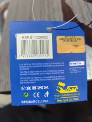 Neceser FC Barcelona Oficial Azul y Rojo