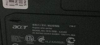 Acer Aspire One D250 10.1” Intel Atom N270 1GB RAM