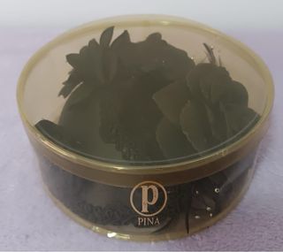 Tocado de fiesta negro