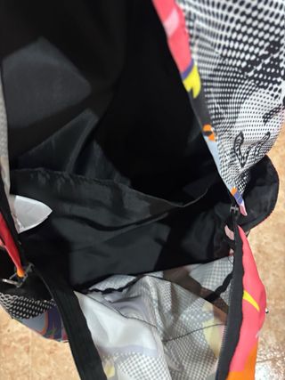 Mochila juvenil estampada