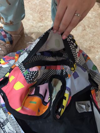 Mochila juvenil estampada