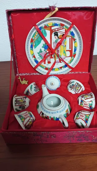 Juego de licor porcelana china