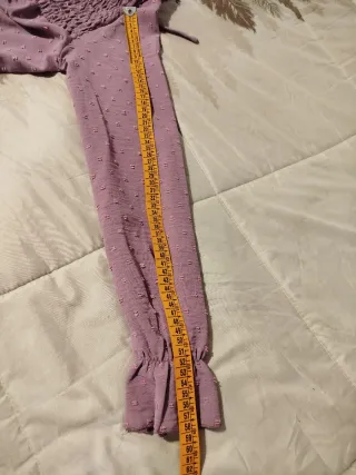 Blusa morada con motas