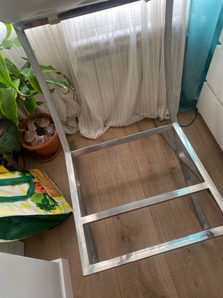 Sillón Barcelona Blanco y Plata