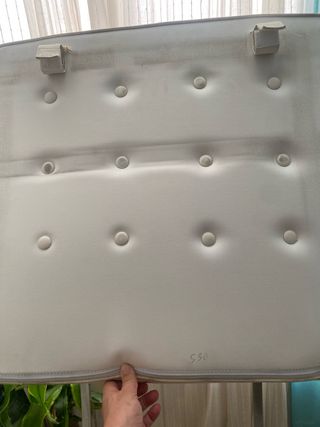 Sillón Barcelona Blanco y Plata