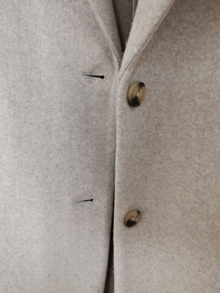 Abrigo largo Zara beige