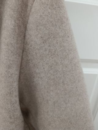 Abrigo largo Zara beige