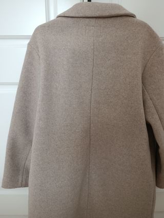 Abrigo largo Zara beige