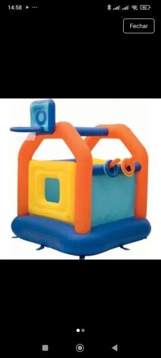 Insuflável infantil novo na caixa