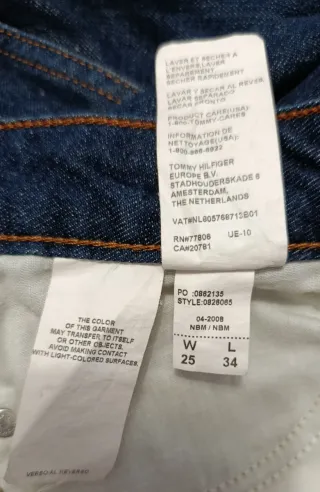 Pantalón vaquero Tommy Hilfiger azul