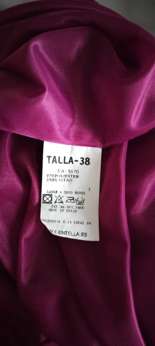 Falda midi floral morada