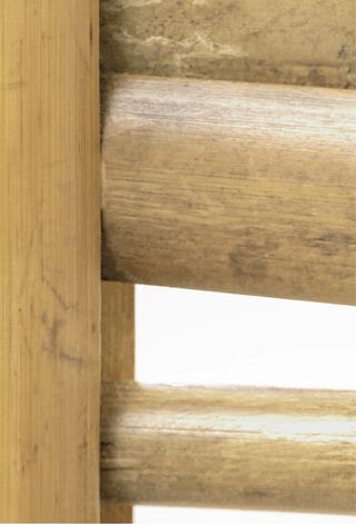 Biombo de bambú natural